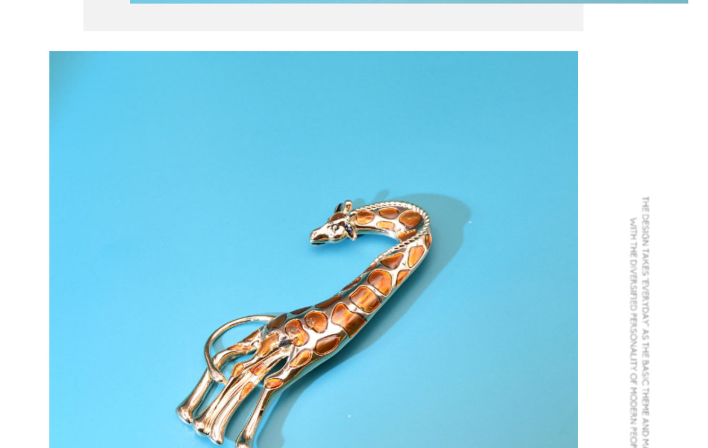 Giraffe Brooch