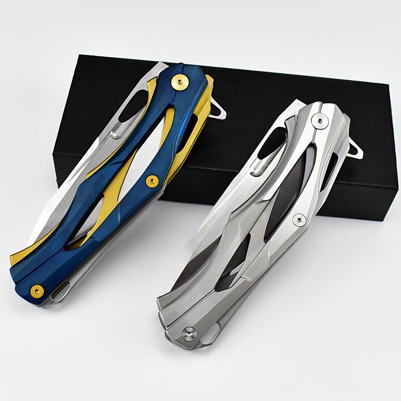 Color Titanium Folding Knife