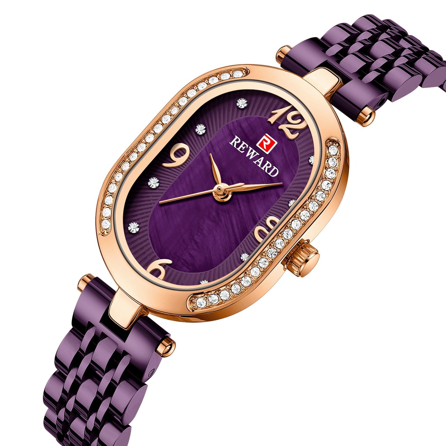 Elegant Lady Jeweled Watch