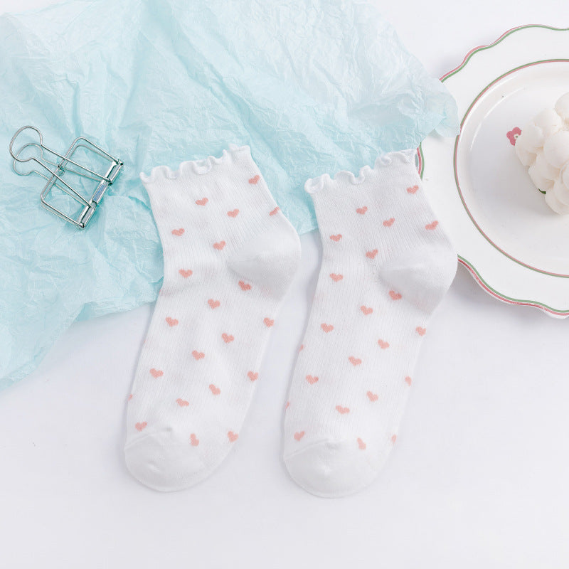 Fashionable Stringy Selvedge Cotton Tube Socks