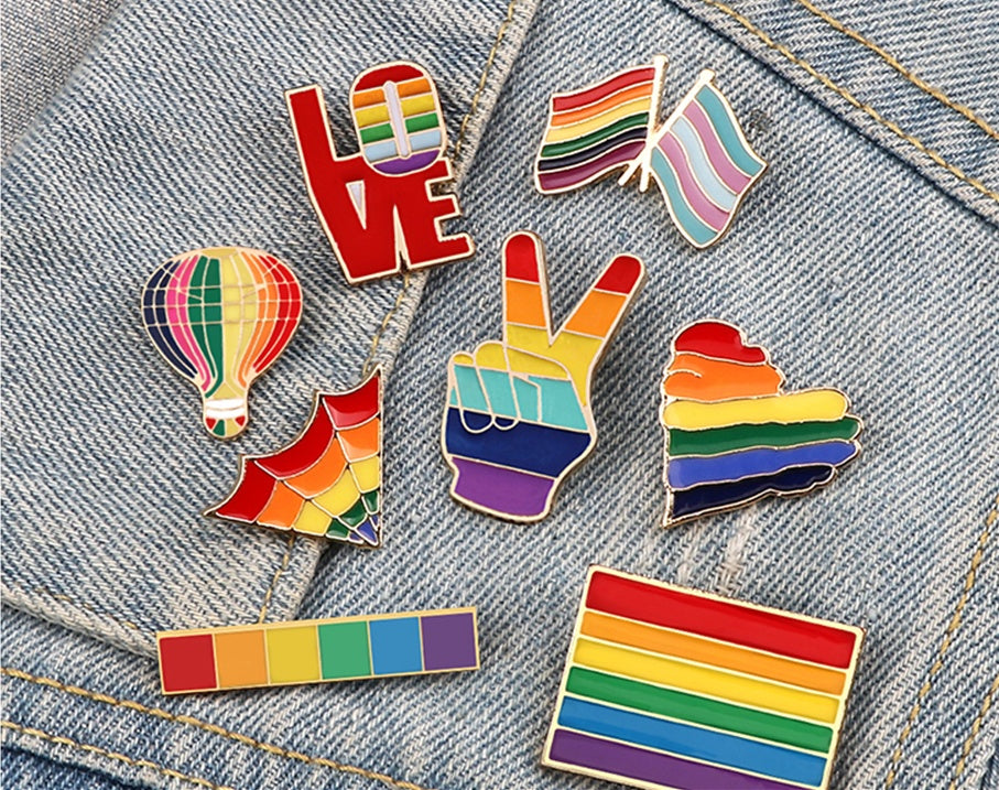 Rainbow Pins