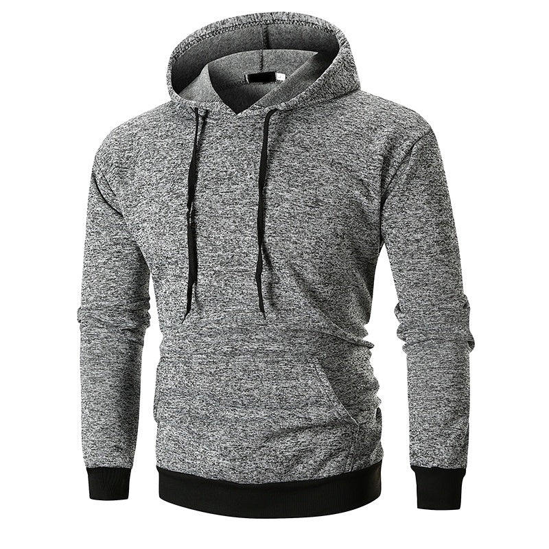 Men's Large Pocket Pullover Hooded  Sweatshirt