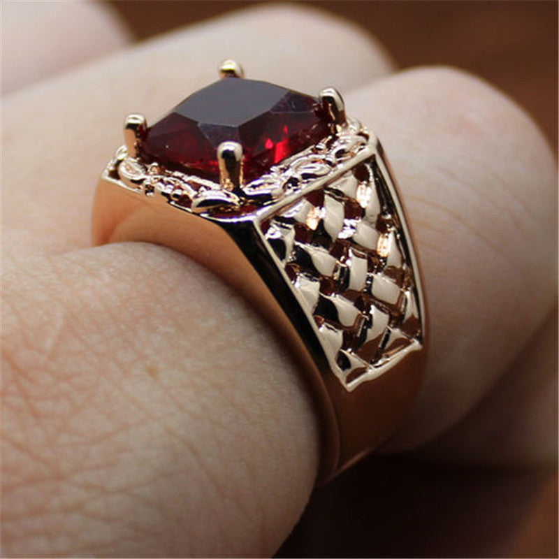 European 18k ruby ring