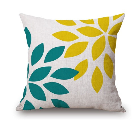 Geometric print cushion cover