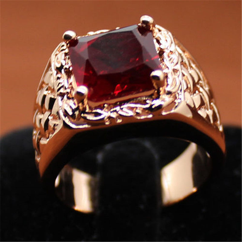 European 18k ruby ring