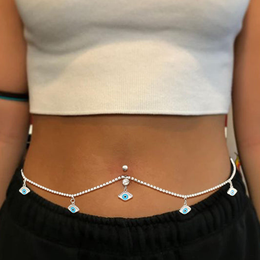 Devil's Eye Navel Chain