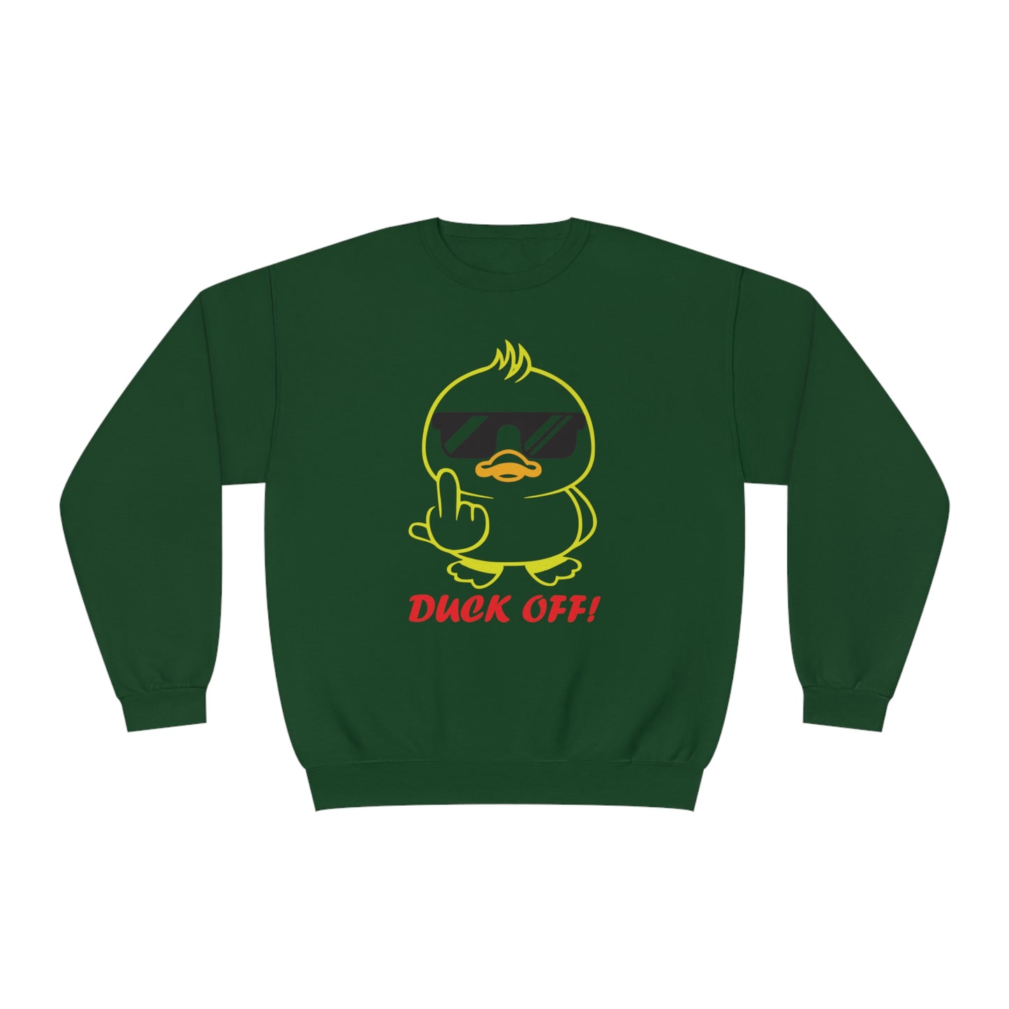 Duck Off, Unisex NuBlend® Crewneck Sweatshirt