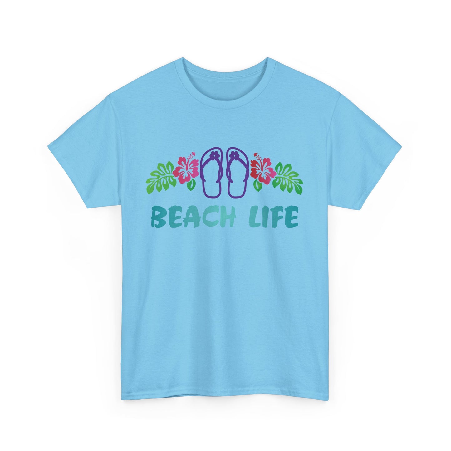 Beach Life, Heavy Cotton T-Shirt