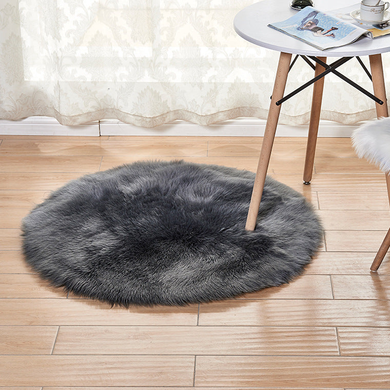 Plush Round Rug