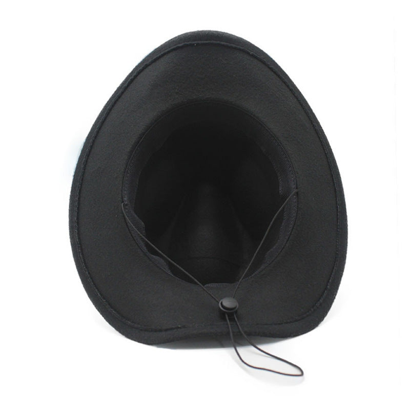 Western Denim Top Hat