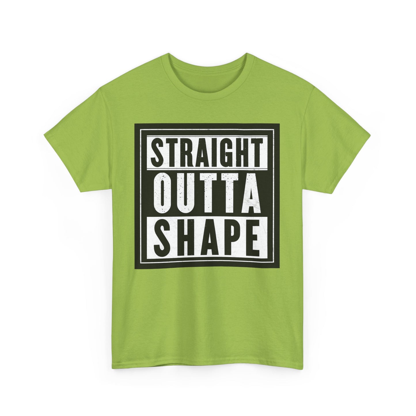 Straight Outta Shape. Heavy Cotton T-Shirt