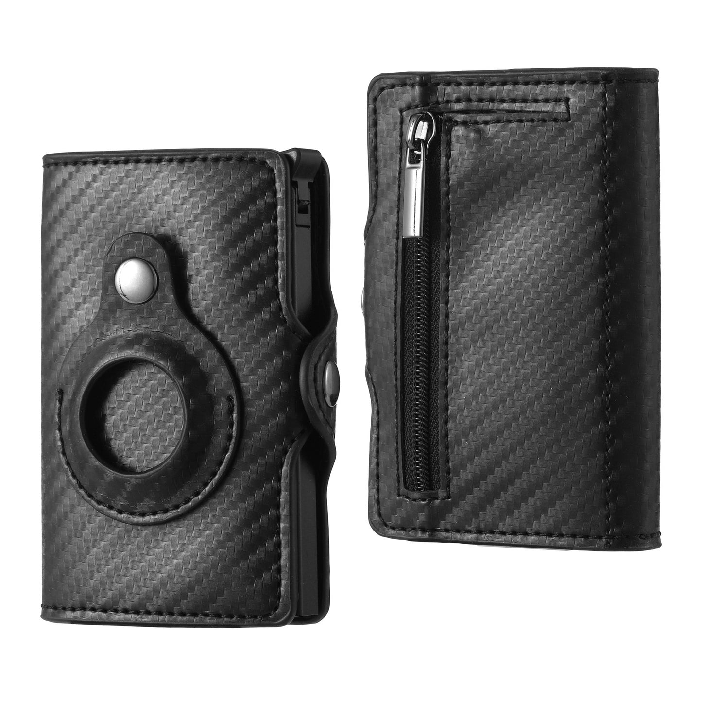 Men's Tracker Card Clamp Metal Card Holder Wallet