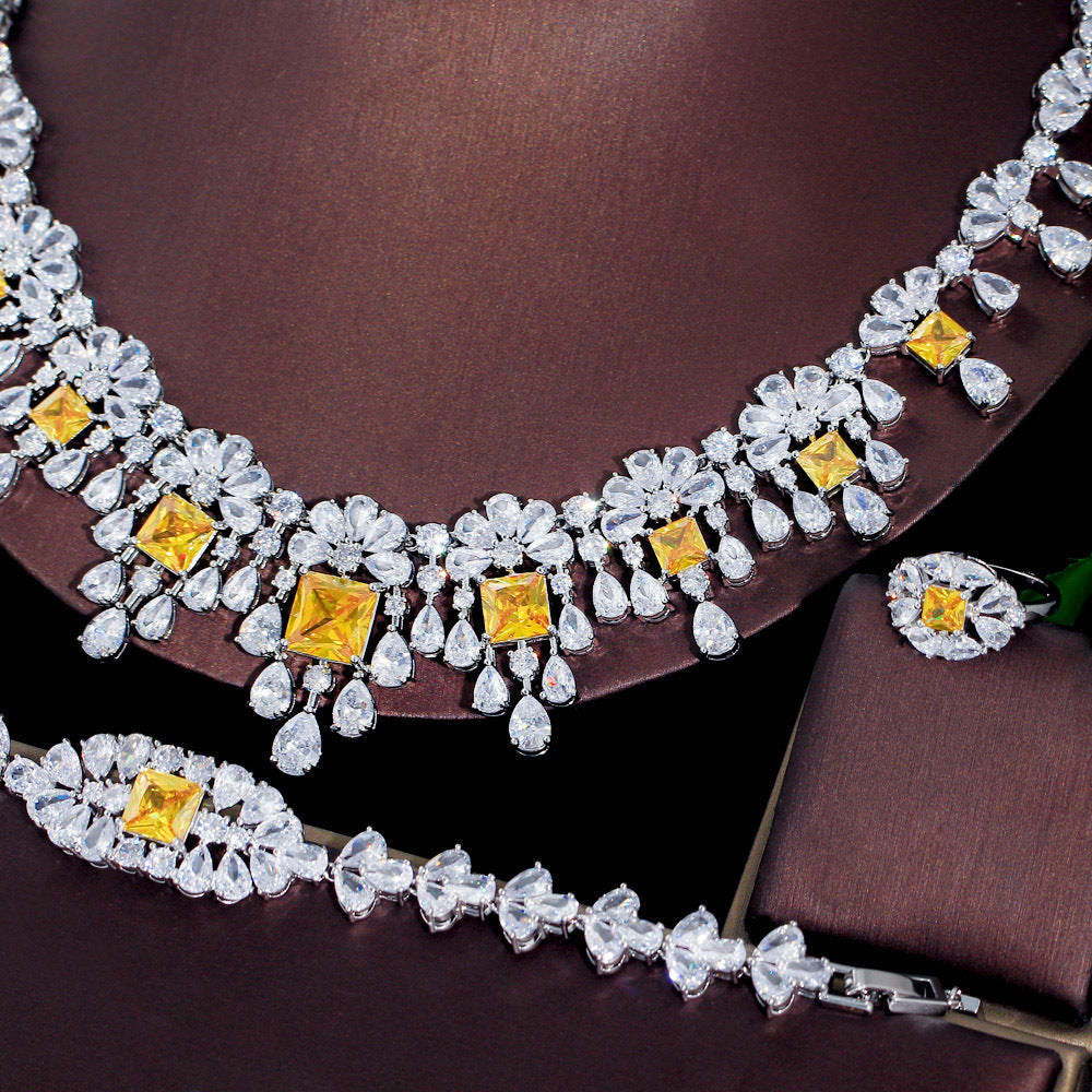 Zircon Necklace Set