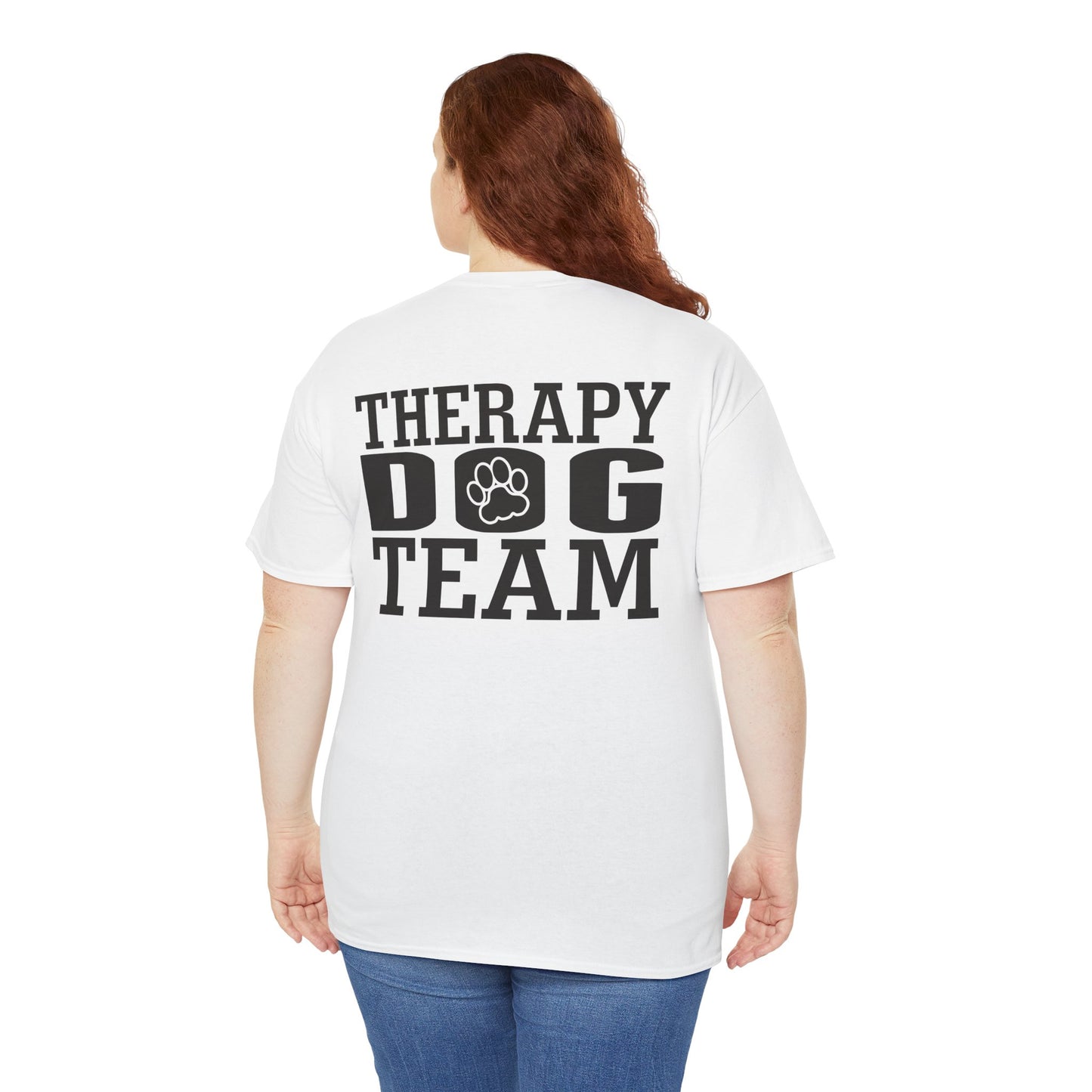 Therapy Dog Team. Heavy Cotton T-Shirt