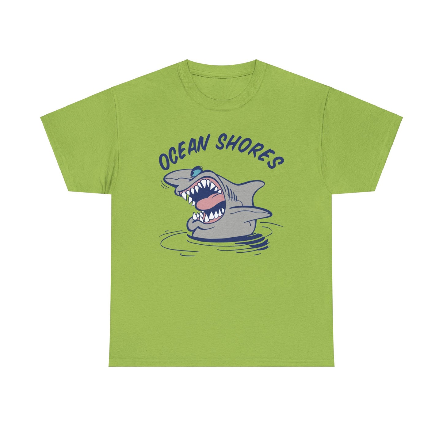 Ocean Shores Shark, Heavy Cotton T-Shirt