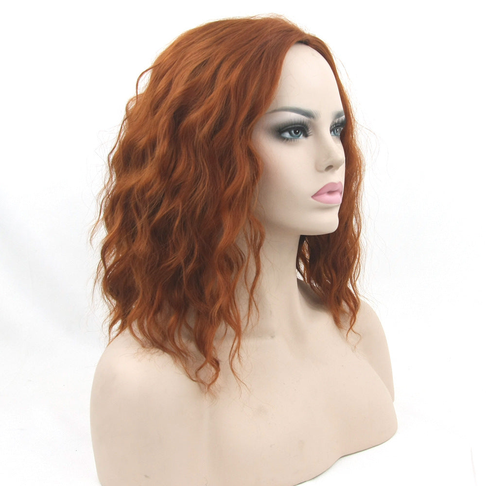 Short Curly Hair Cap, Cosplay Wig