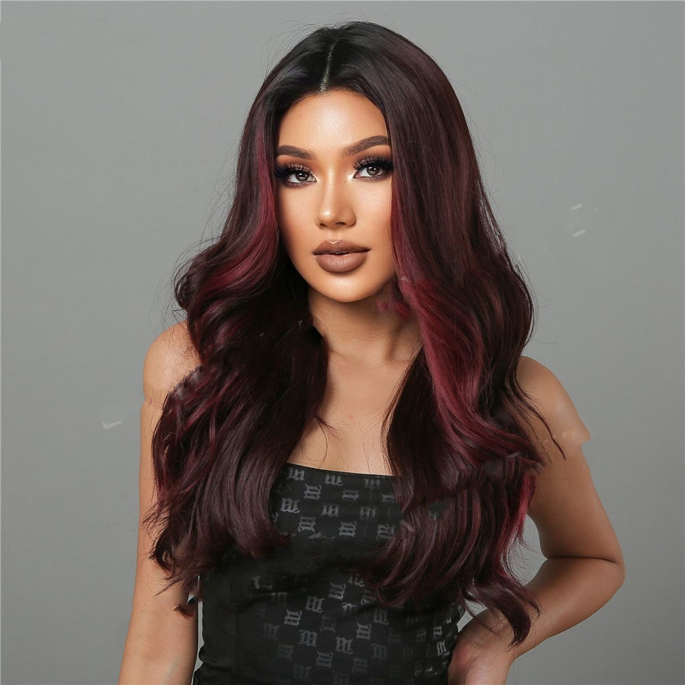 Reddish Brown High Temperature Silk Wig