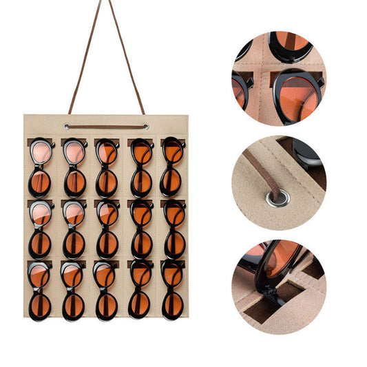 Sunglasses Storage Hanging Bag