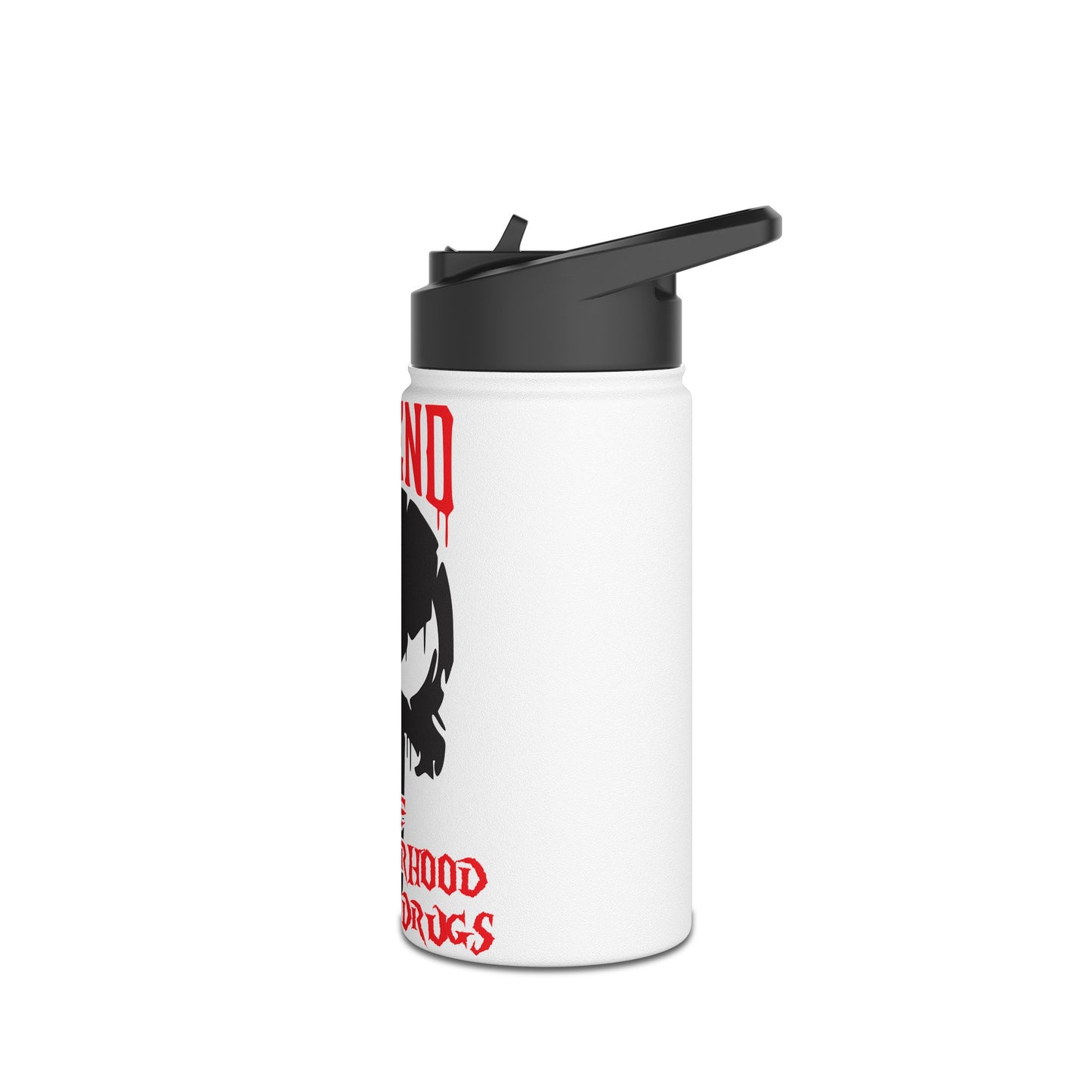 Defend the Neighborhood Against Drugs. Stainless Steel Water Bottle