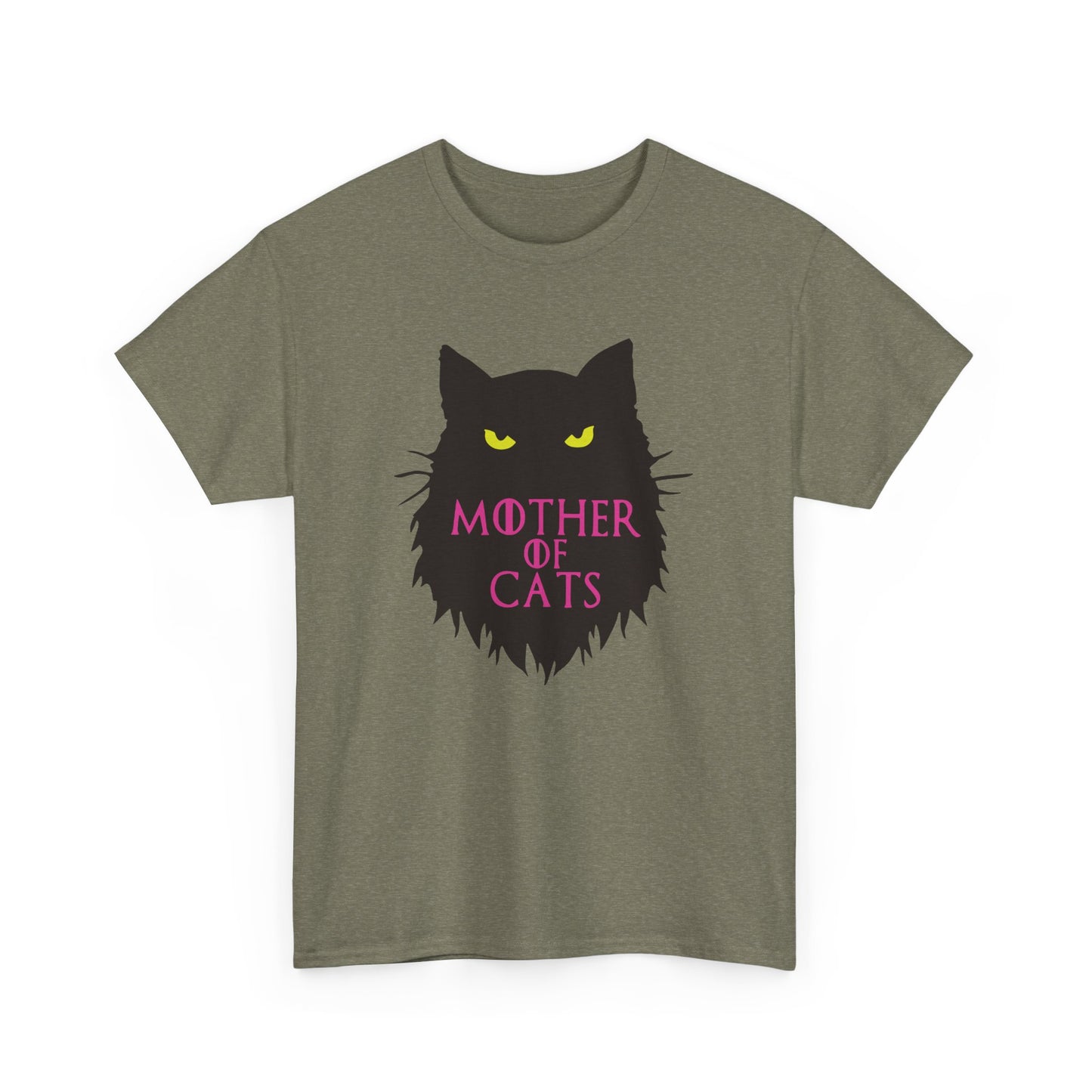 Mother of Cats. Heavy Cotton T-Shirt