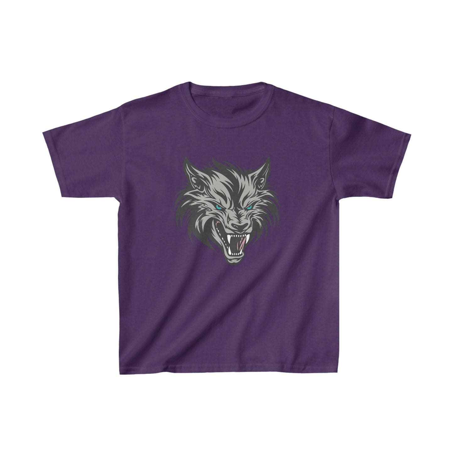 Wicked Wolf. Kids Heavy Cotton™ T-Shirt