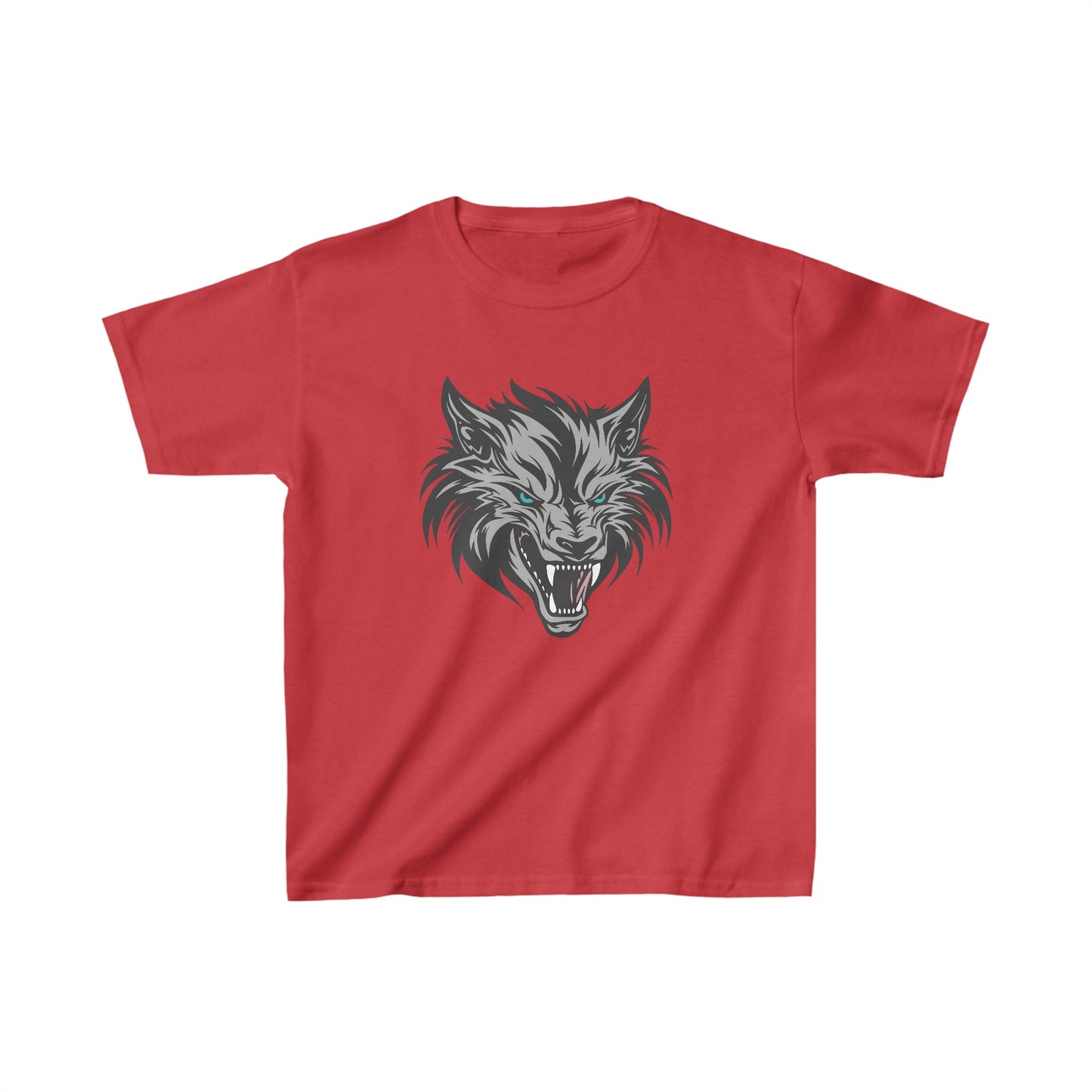 Wicked Wolf. Kids Heavy Cotton™ T-Shirt