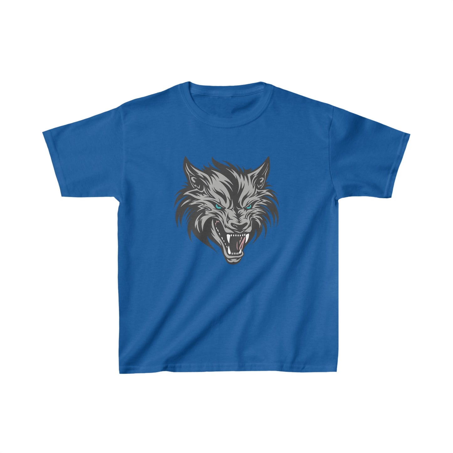 Wicked Wolf. Kids Heavy Cotton™ T-Shirt