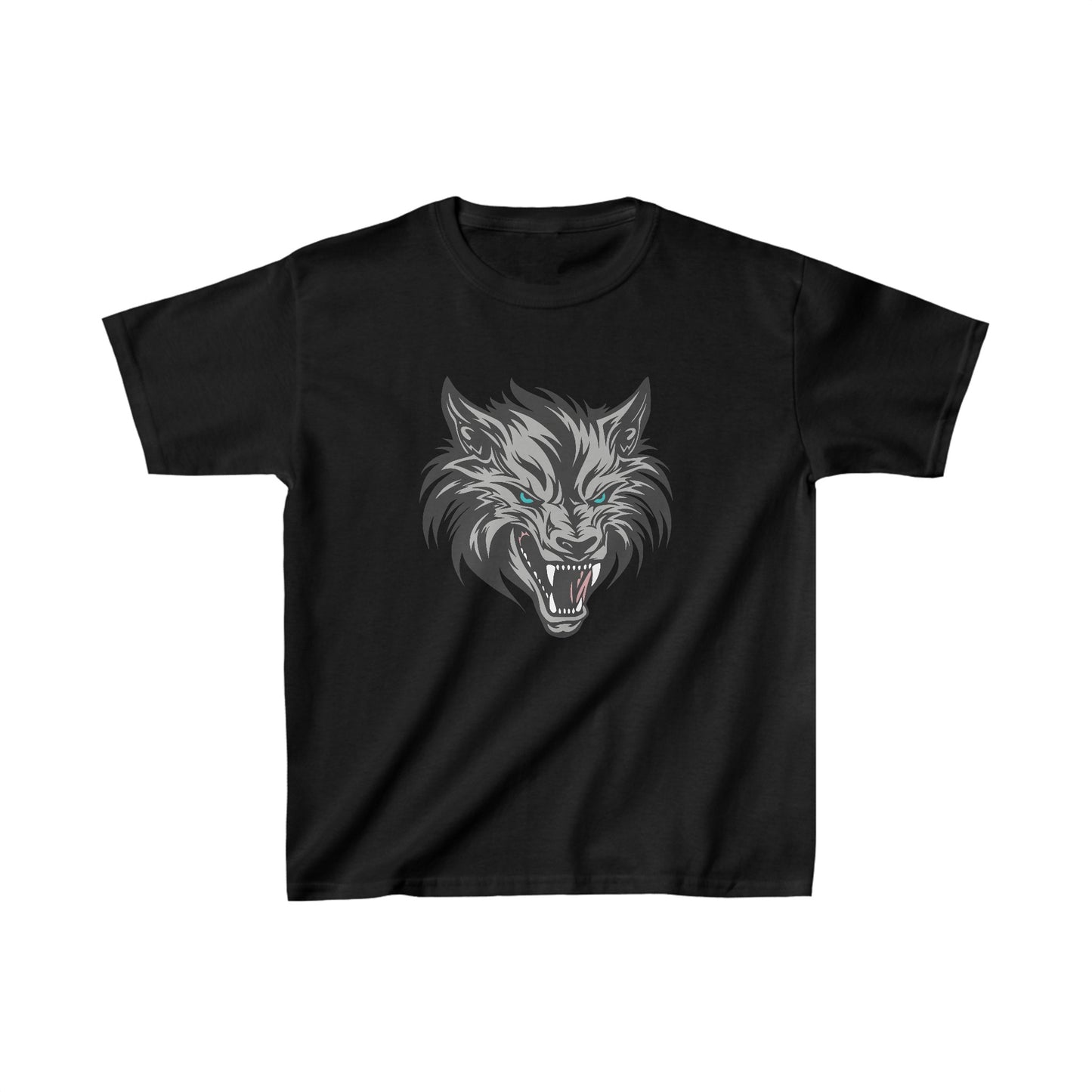 Wicked Wolf. Kids Heavy Cotton™ T-Shirt