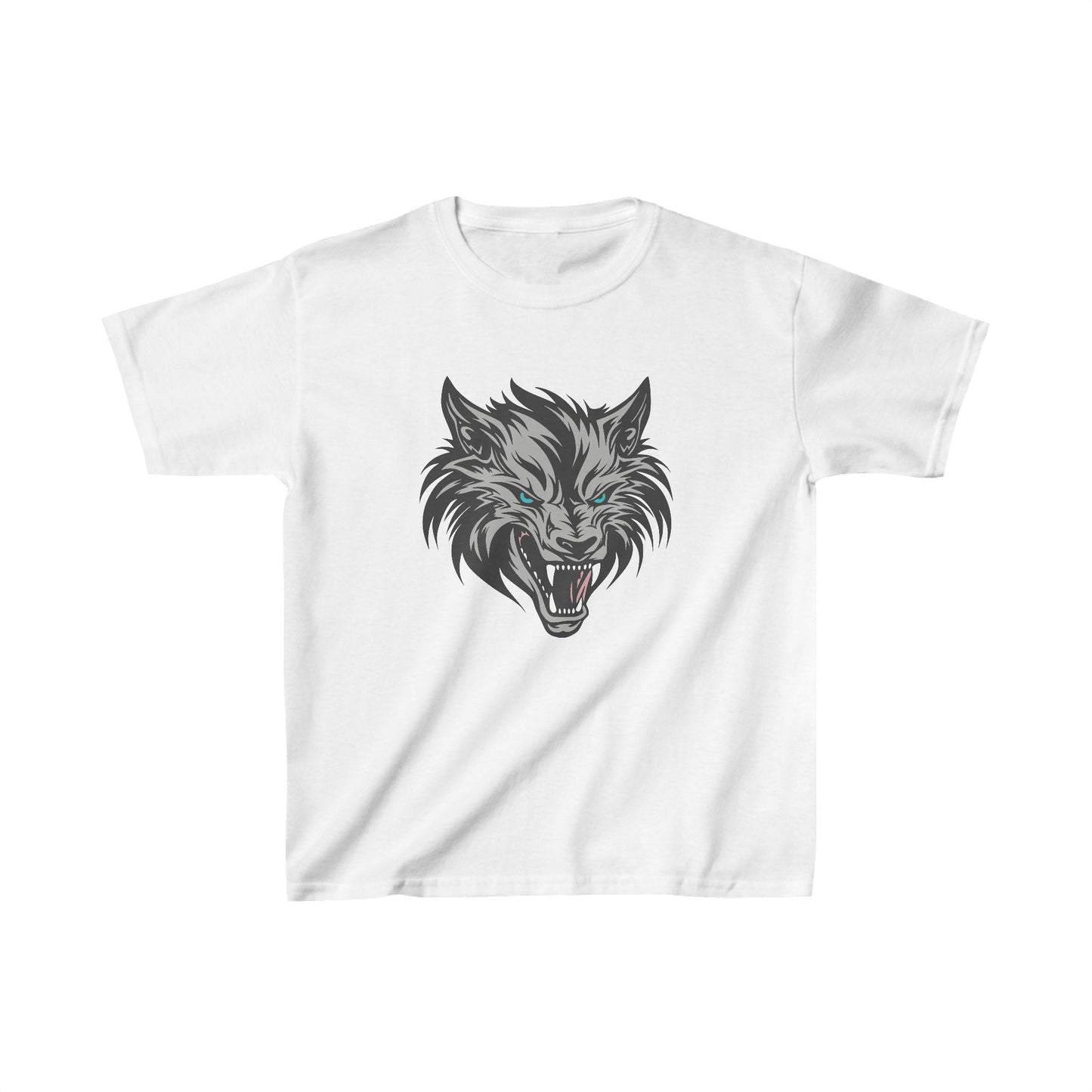 Wicked Wolf. Kids Heavy Cotton™ T-Shirt