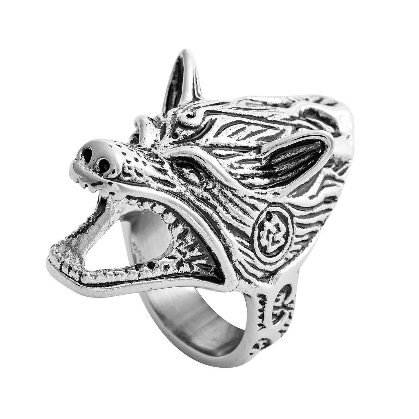 Dual-use Creative Wolf Head Ring