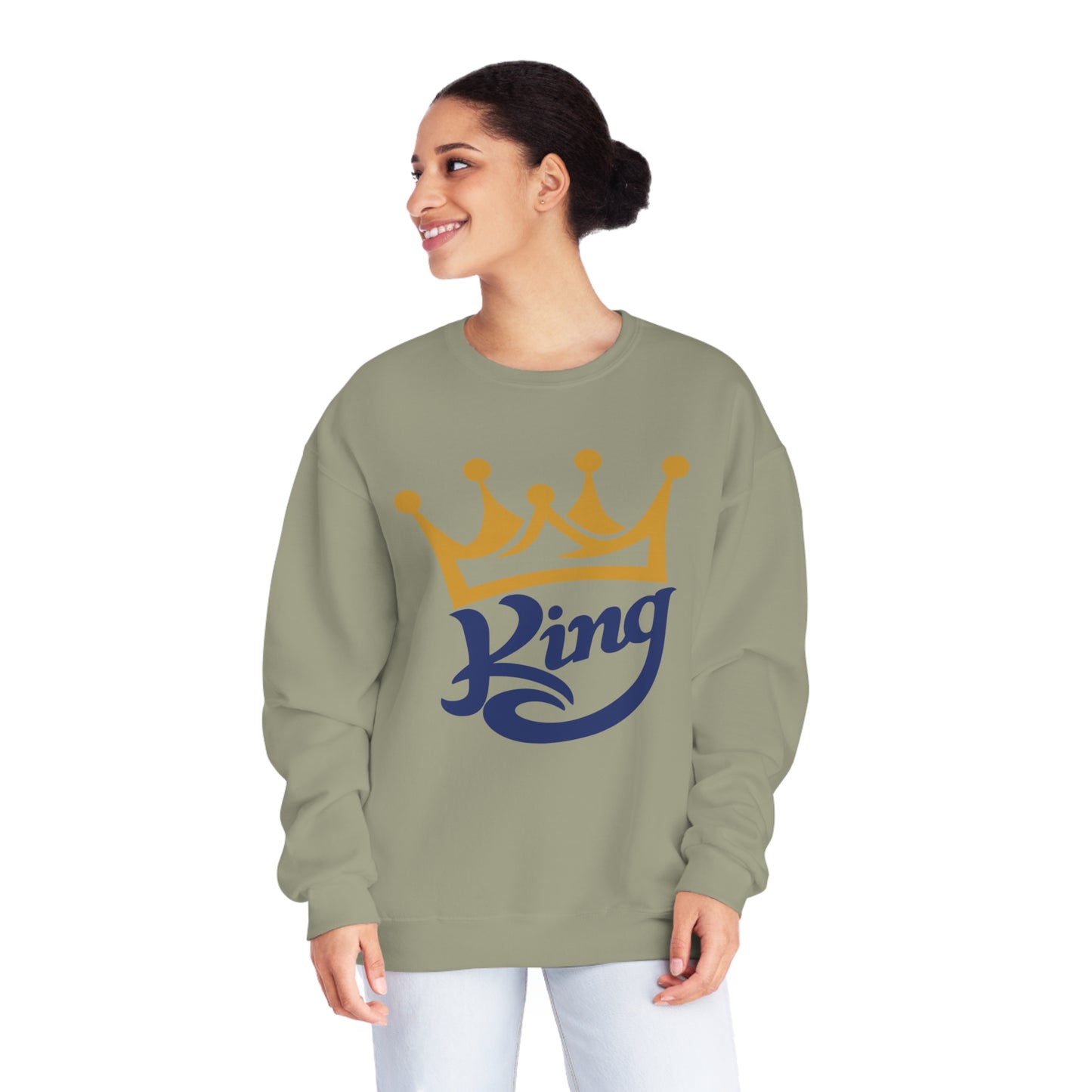 King, Unisex NuBlend® Crewneck Sweatshirt