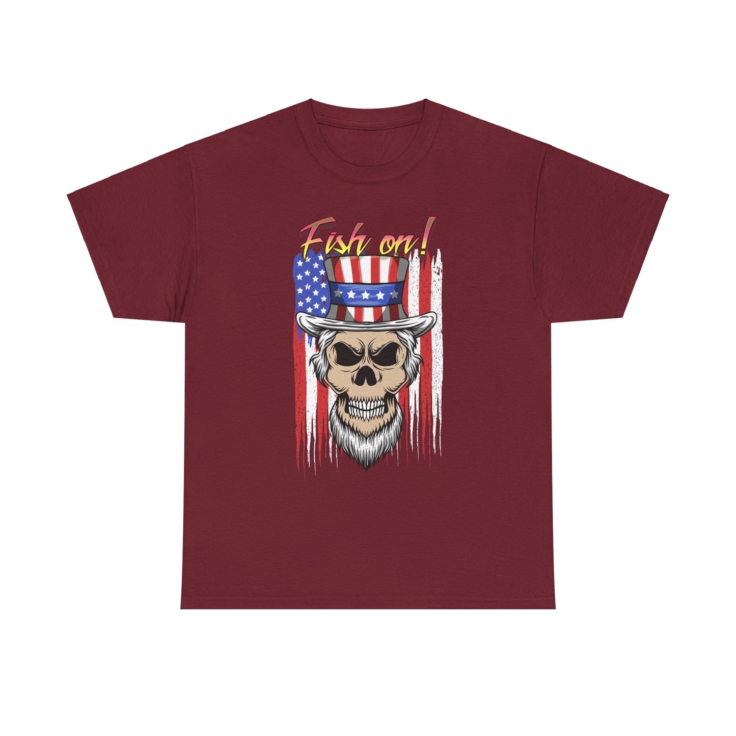 All American Fish on. Heavy Cotton T-Shirt