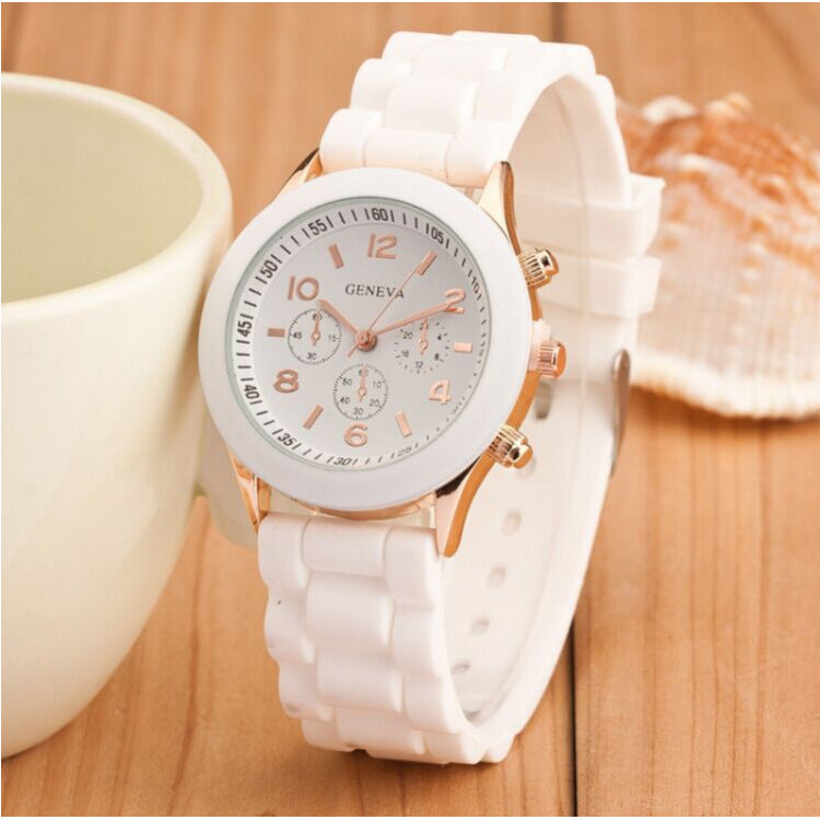 Geneva jelly silicone watch