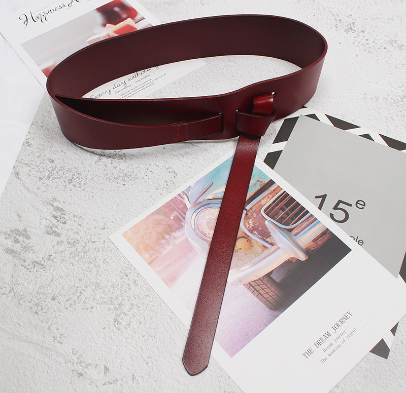 Women's Fashion Leather Belt