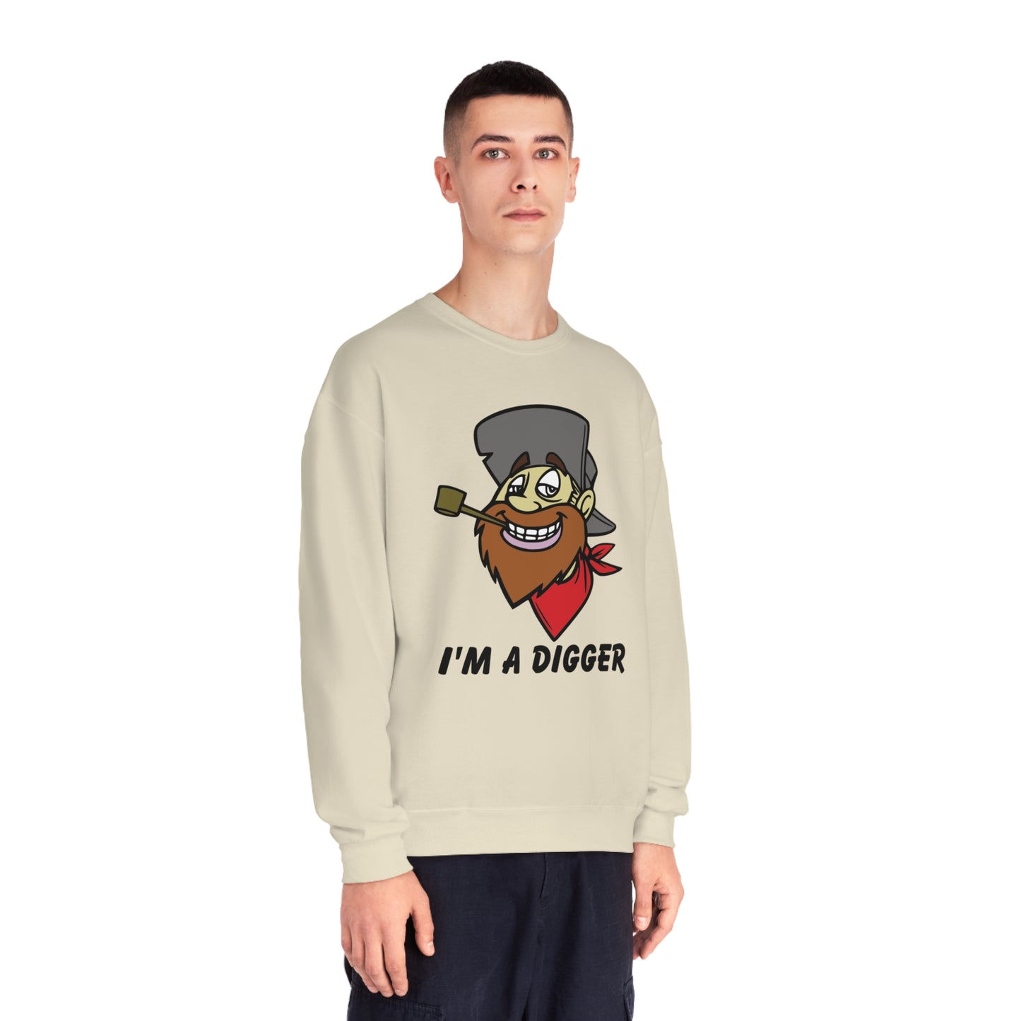 I'M a Digger, Unisex NuBlend® Crewneck Sweatshirt