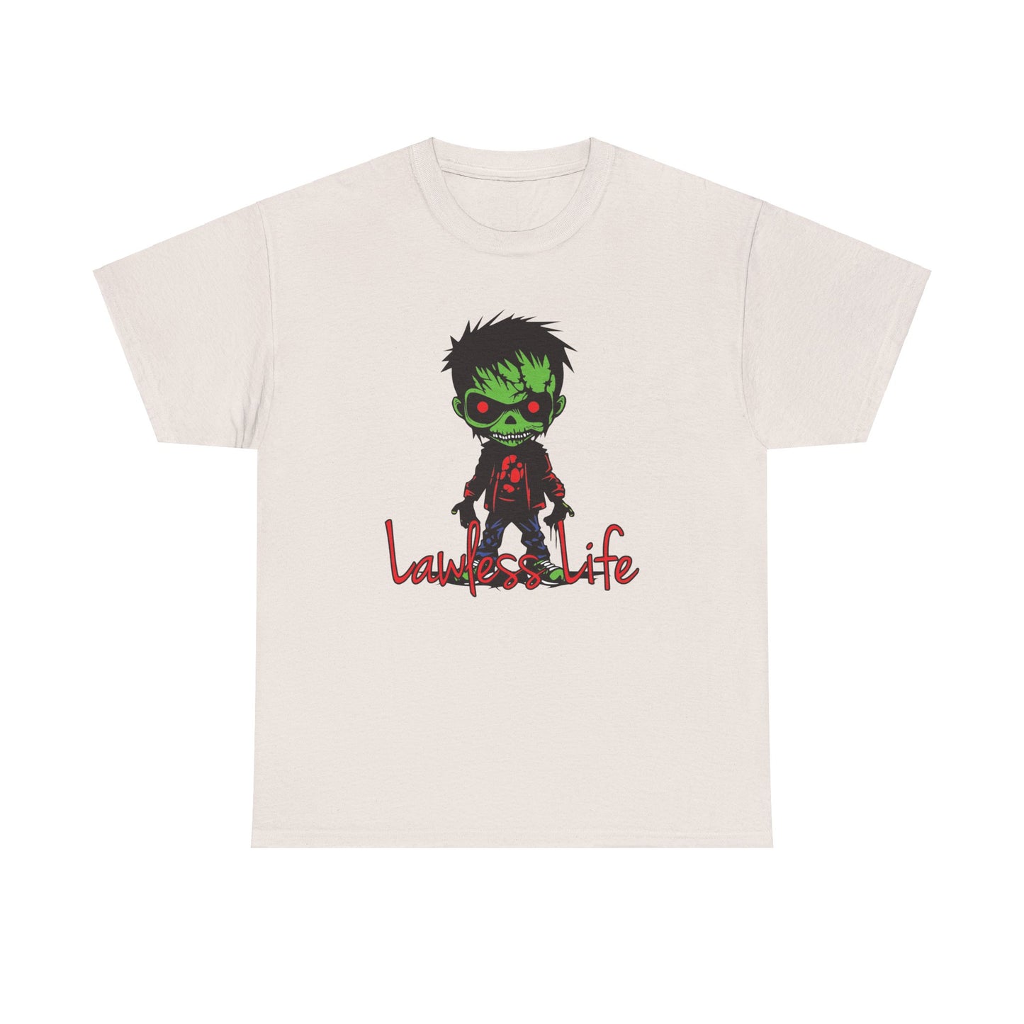 Lawless Life Zombie. Heavy Cotton T-Shirt