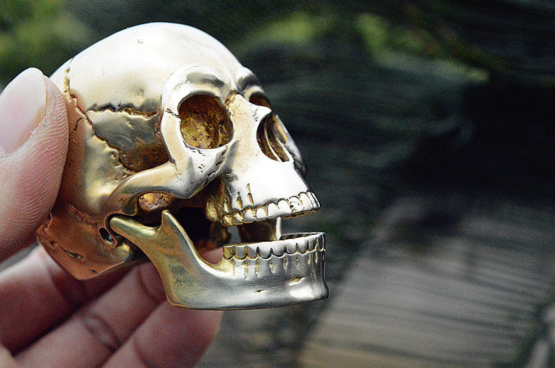 Decorative Brass Skull