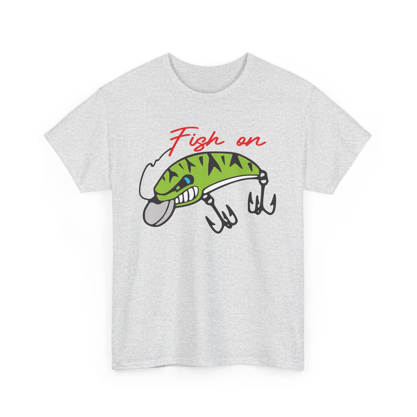 Fish on Lure Heavy Cotton T-Shirt