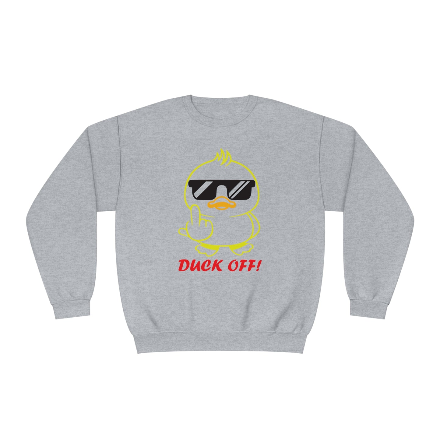 Duck Off, Unisex NuBlend® Crewneck Sweatshirt