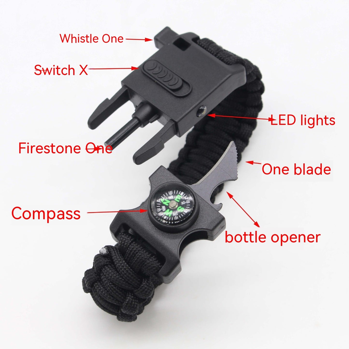 Multifunctional Paracord Bracelet