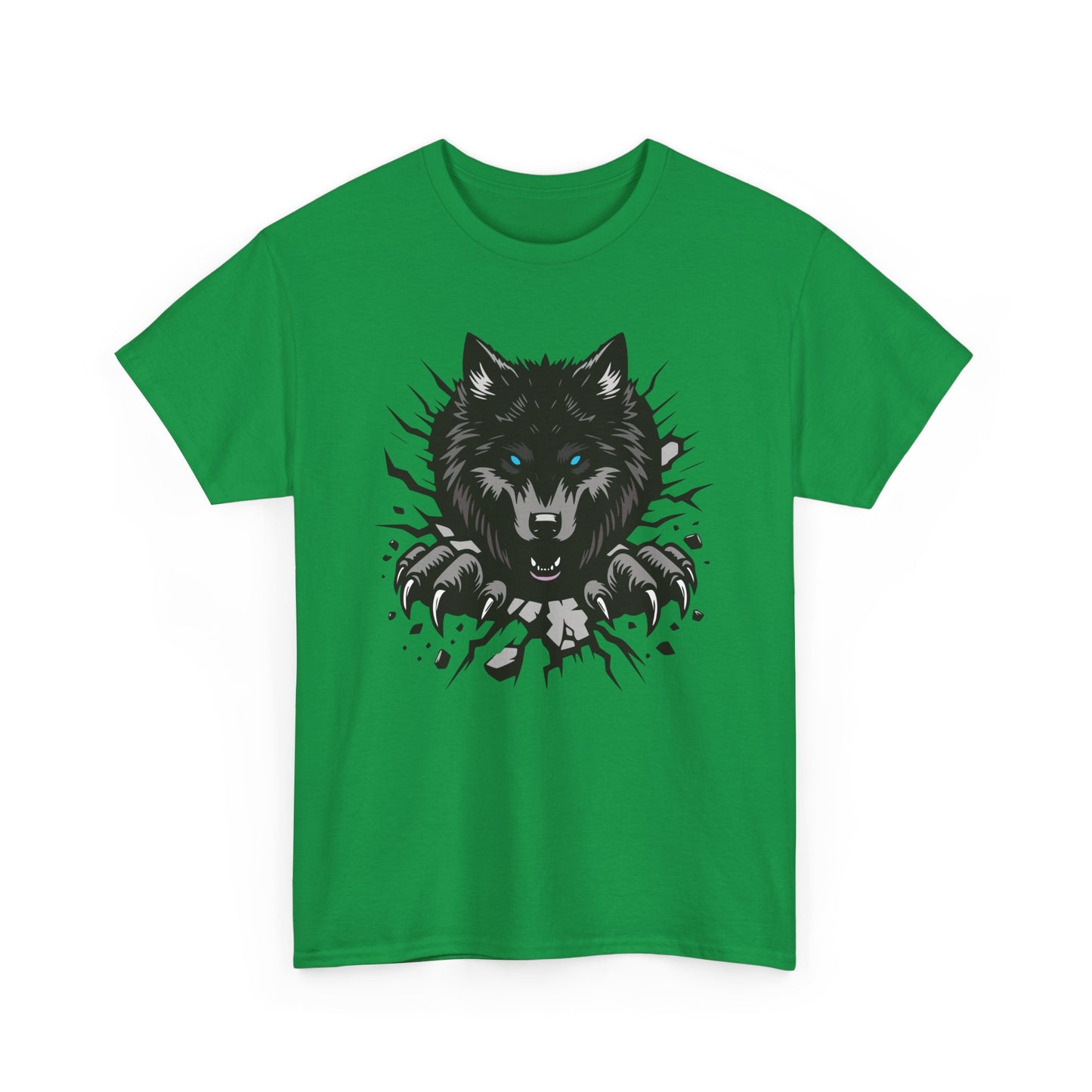 Breaking Out Wolf. Heavy Cotton T-Shirt