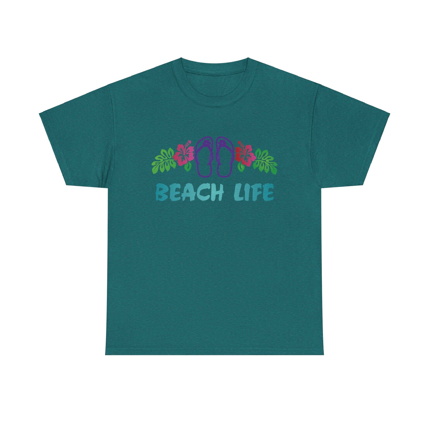 Beach Life, Heavy Cotton T-Shirt