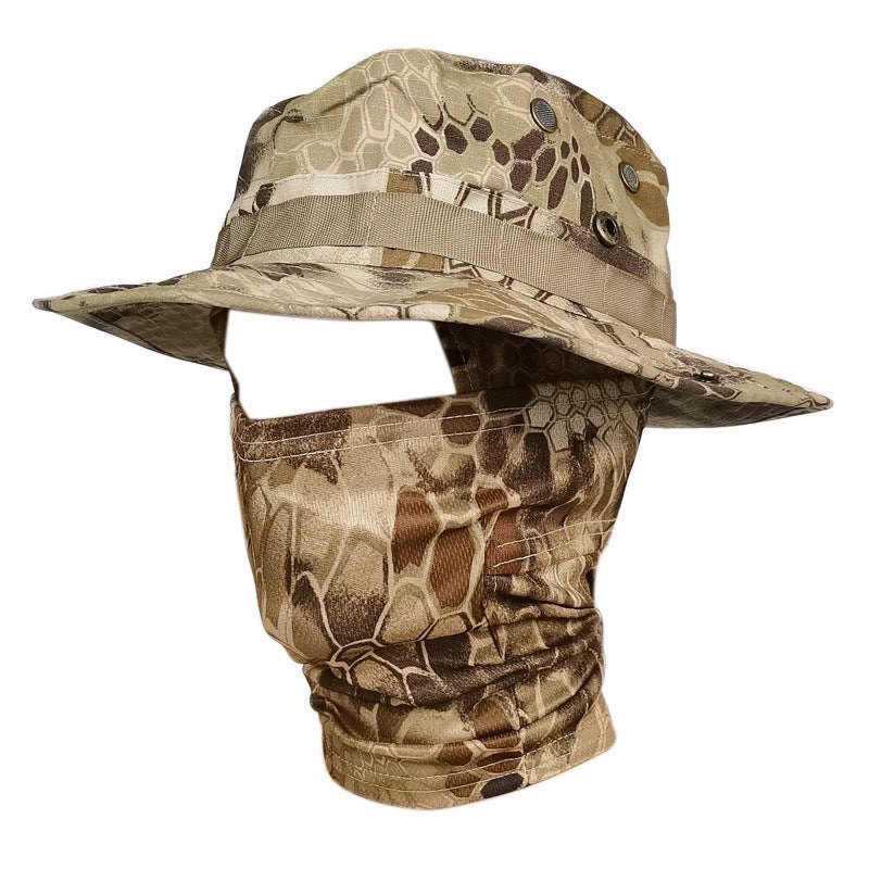 Sun-proof Bucket Hat with Mask