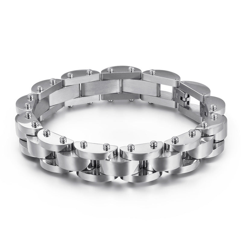 Bold Stainless Steel Bracelet