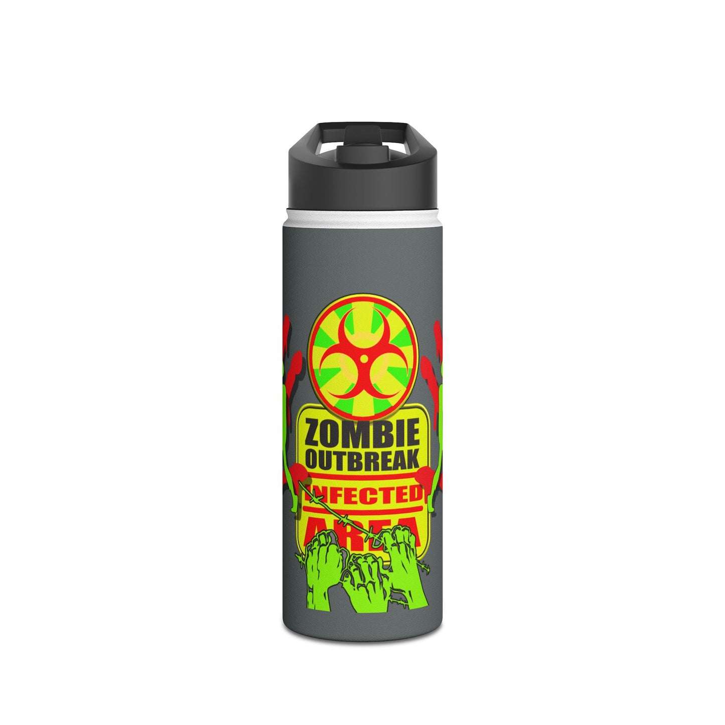 Zombie Zone. Stainless Steel Water Bottle