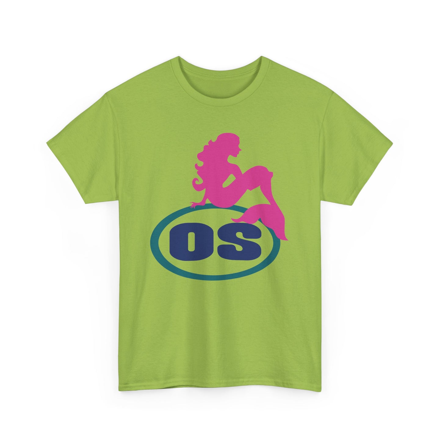 OS, Ocean Shores Mermaid, Heavy Cotton T-Shirt