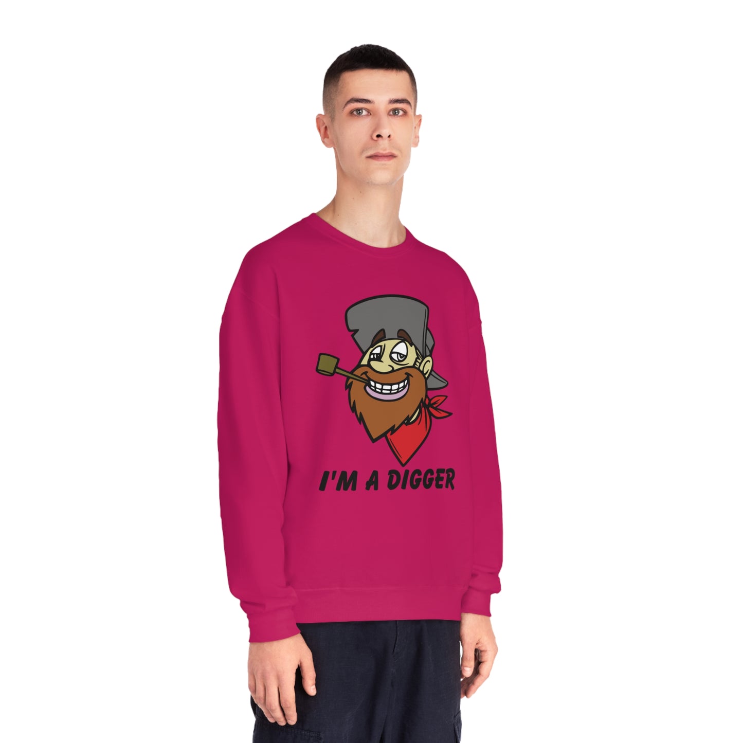 I'M a Digger, Unisex NuBlend® Crewneck Sweatshirt