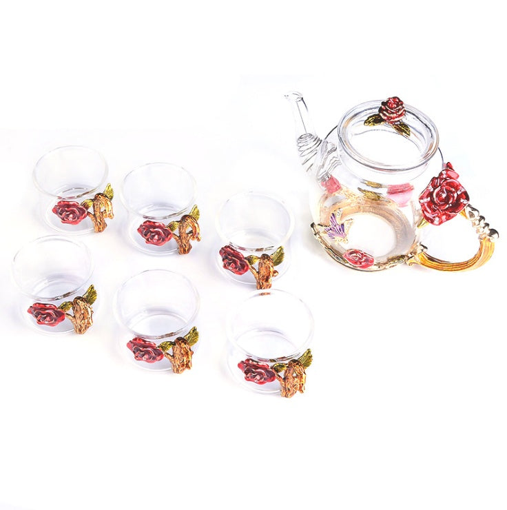 Kung Fu Floral Tea Set