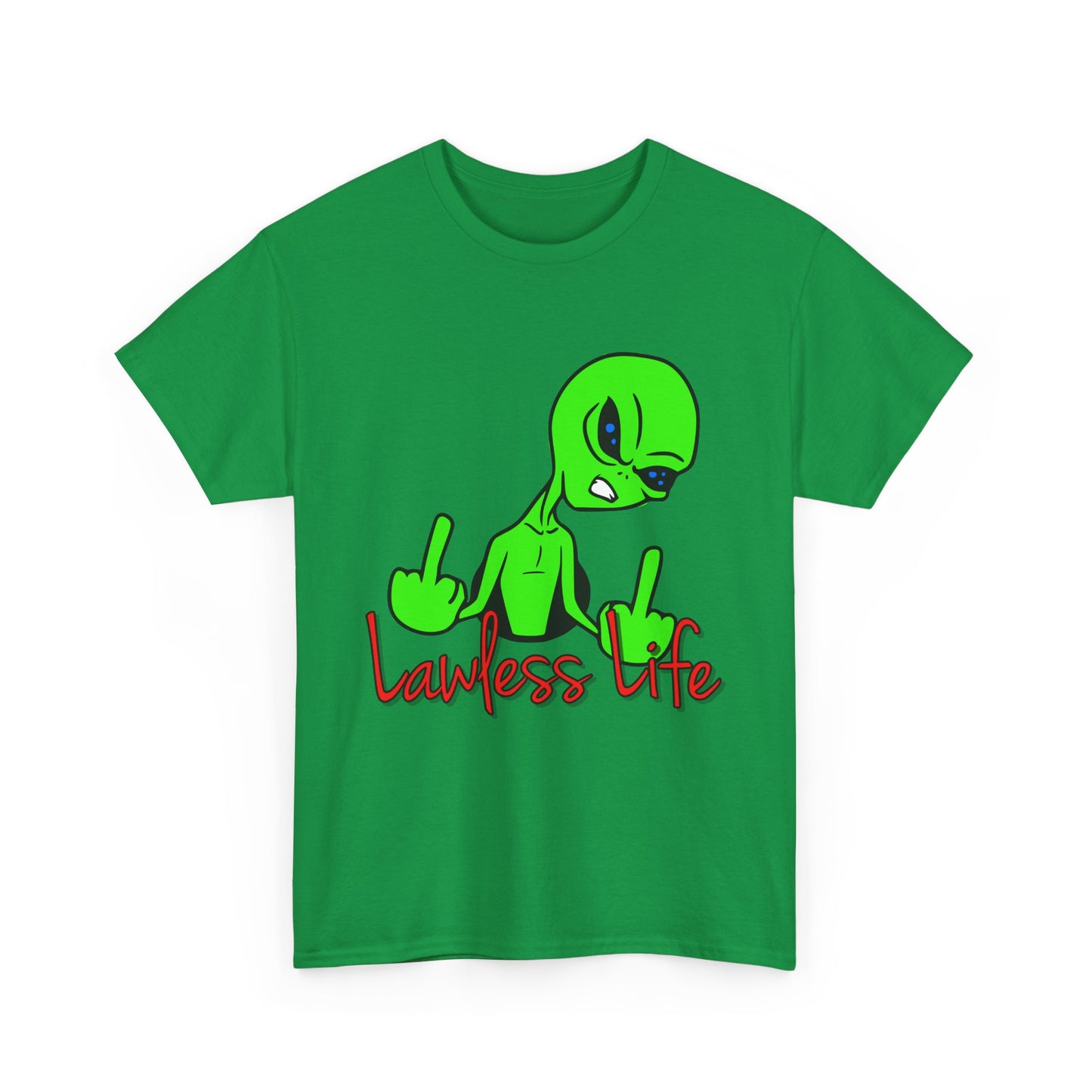 Lawless Life Alien. Heavy Cotton T-Shirt