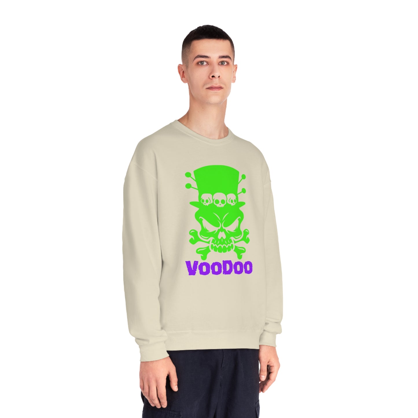 VooDoo Skull, Unisex NuBlend® Crewneck Sweatshirt